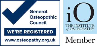 We're registered with the General Osteopathic Council